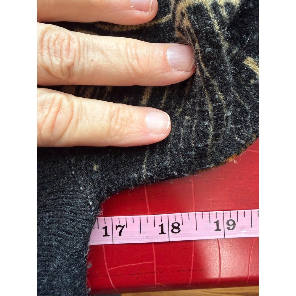 Whimsy‎ Goth Owl Sweater Dress Size Small Boho Forestcore Indie Festival Cottage - Picture 13 of 14